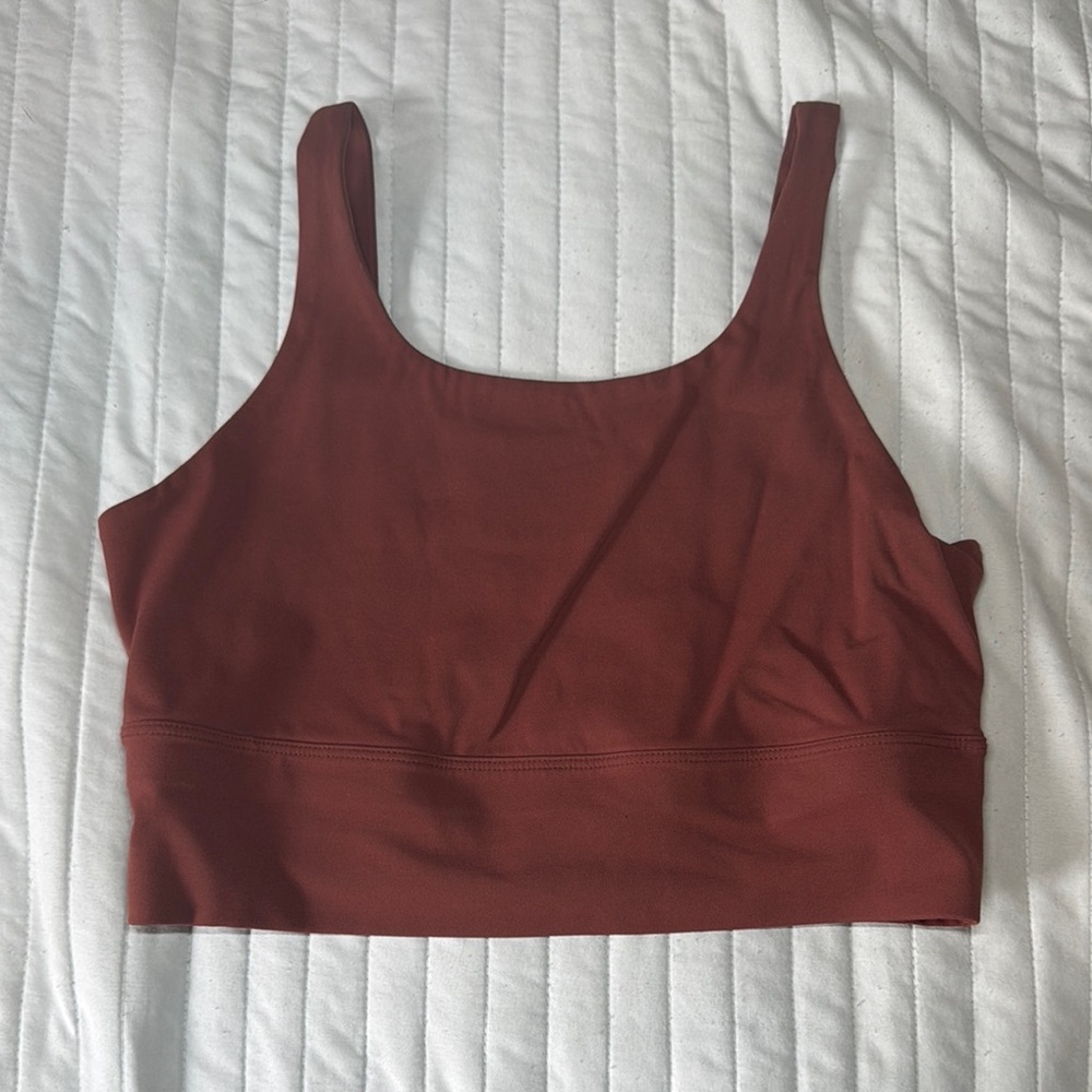 Nike Brown Athletic Tank Top with Wide Straps